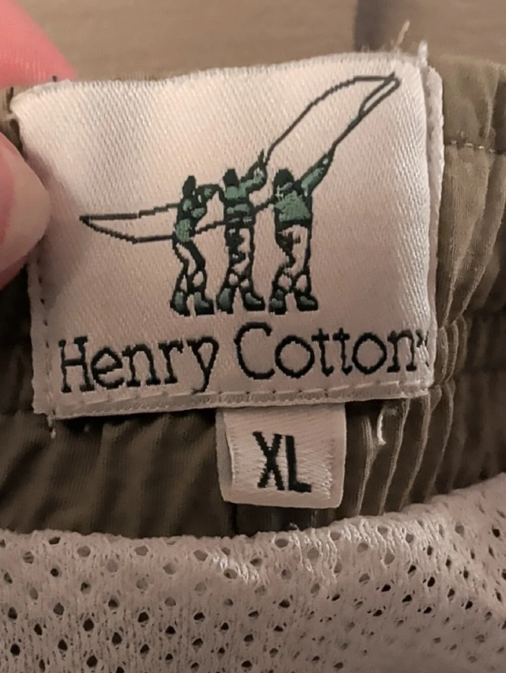 Henry Cotton's Olive Drawstring Swim Trunks